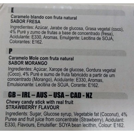Palote de Fresa. El de toda la vida. Palote de Fresa. El de toda la vida.