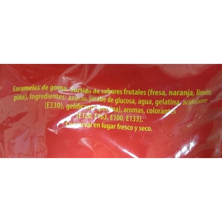 Caramelos blandos gummy 10 unidades