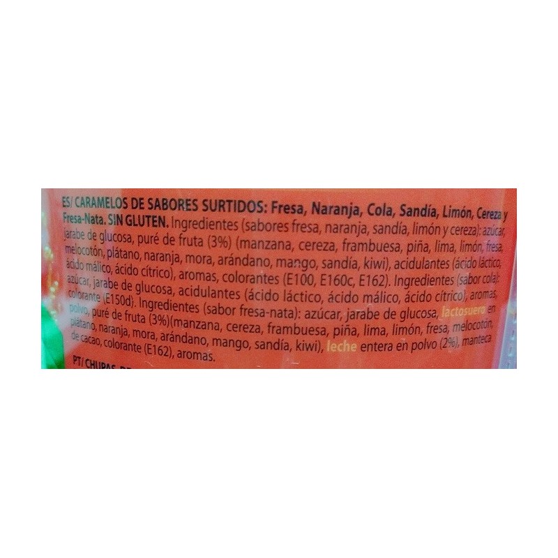 Chupa Chups clásico de sabores