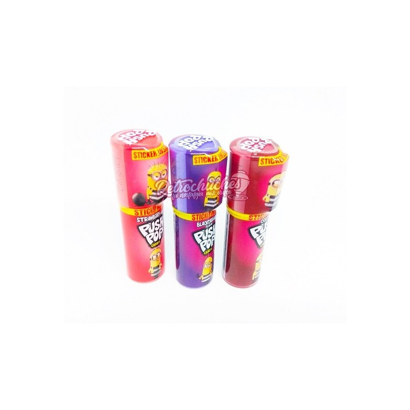 Push pop caramelo para chupar en barra