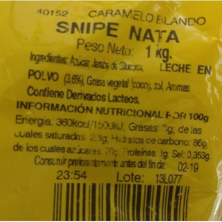 Caramelos snipe nata Caramelos snipe nata