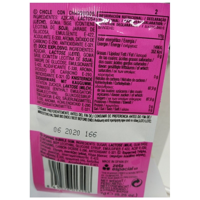 Peta Zetas gum tutti frutti