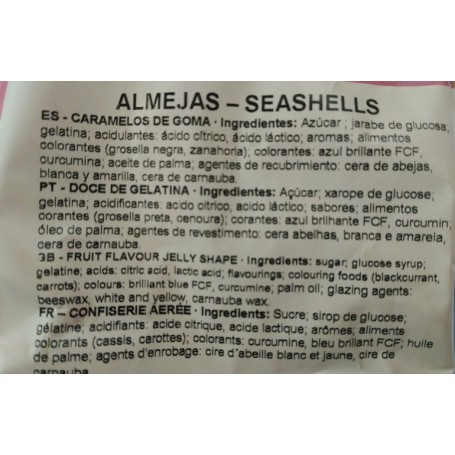 Almejas de goma Almejas de goma