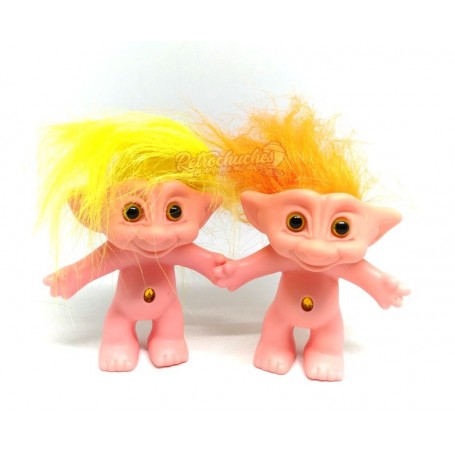 Troll de pelos largos de colores que dan suerte Troll de pelos largos de colores que dan suerte