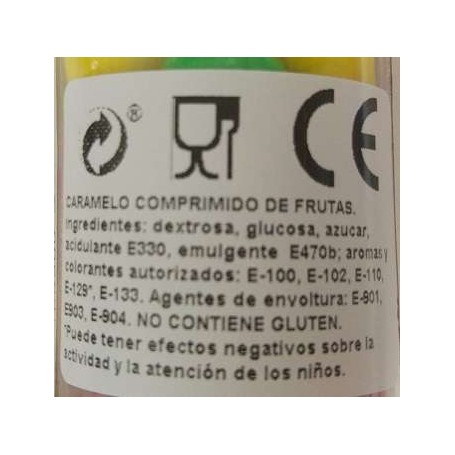 Biberon plástico rellena de Frutas o Mini Fruits Biberon plástico rellena de Frutas o Mini Fruits