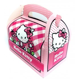 Caja Cartón  Hello Kitty Cumpleaños Vacía