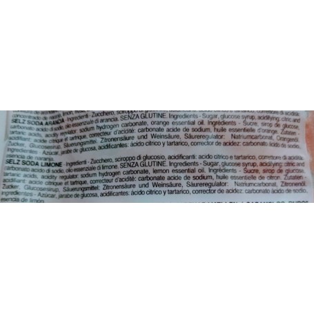 Selz de soda Caramelos sabor Cola ingredientes Selz de soda Caramelos sabor Cola ingredientes