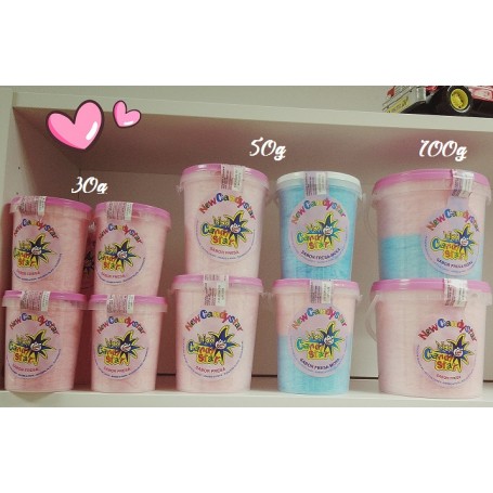 Algodones de azucar tamaños