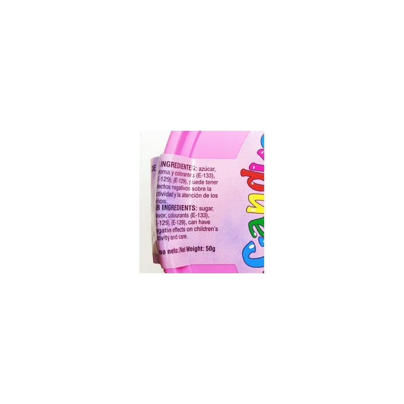 Algodon rosa y azul ingredientes