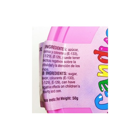 Algodon rosa y azul ingredientes