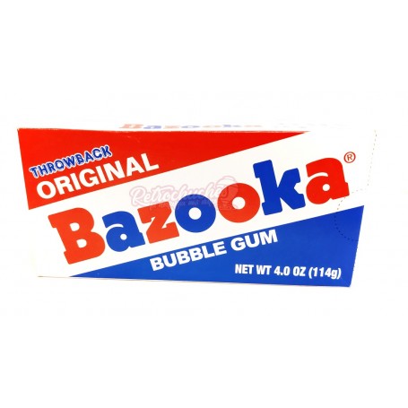 Bazooka Chicle Original Sabor Fresa