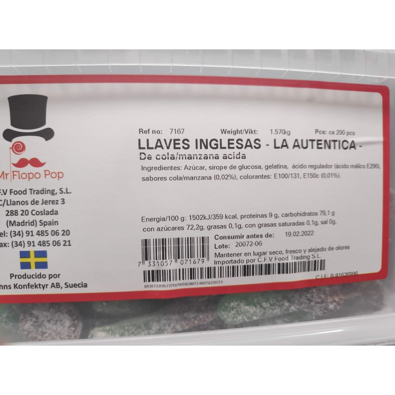 Comprar LLaves inglesas acidas Cola - Manzana