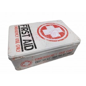 Botiquín Caja Metálica Retro Vintage Vacía First Aid