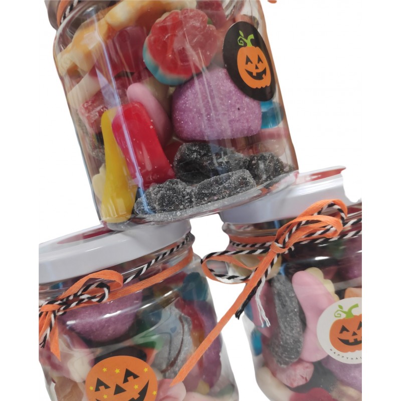 Bote Halloween Relleno Gominolas