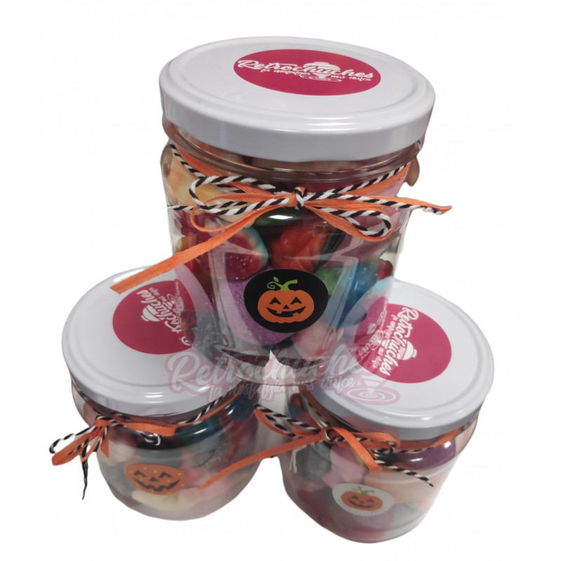 Bote Halloween Relleno Gominolas