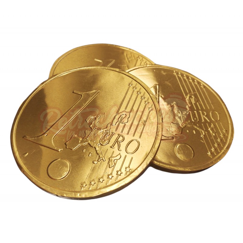 Monedas de oro de chocolate con leche 100g