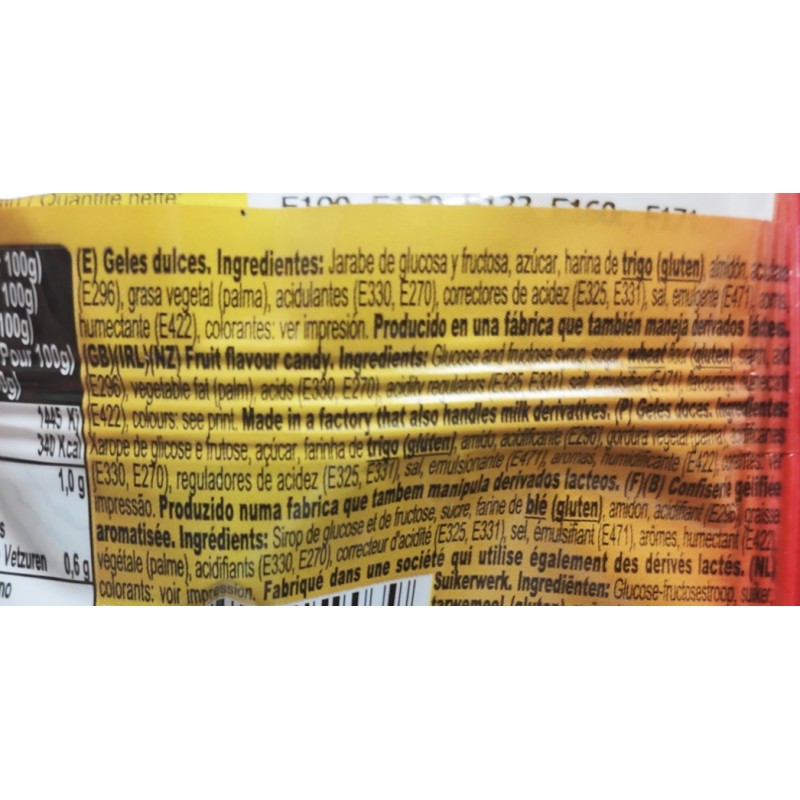 Lenguas Regaliz Aroiris Multifruta Pica Envueltas Roller