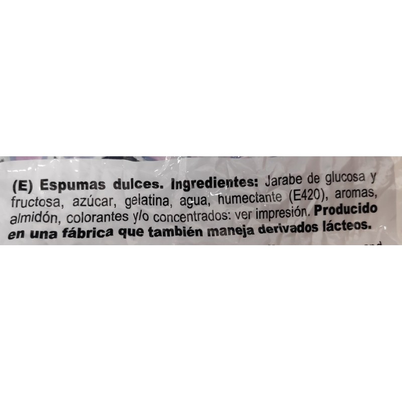 El Malvavisco o Nube para pinchar en un palo y asar enel Camping
