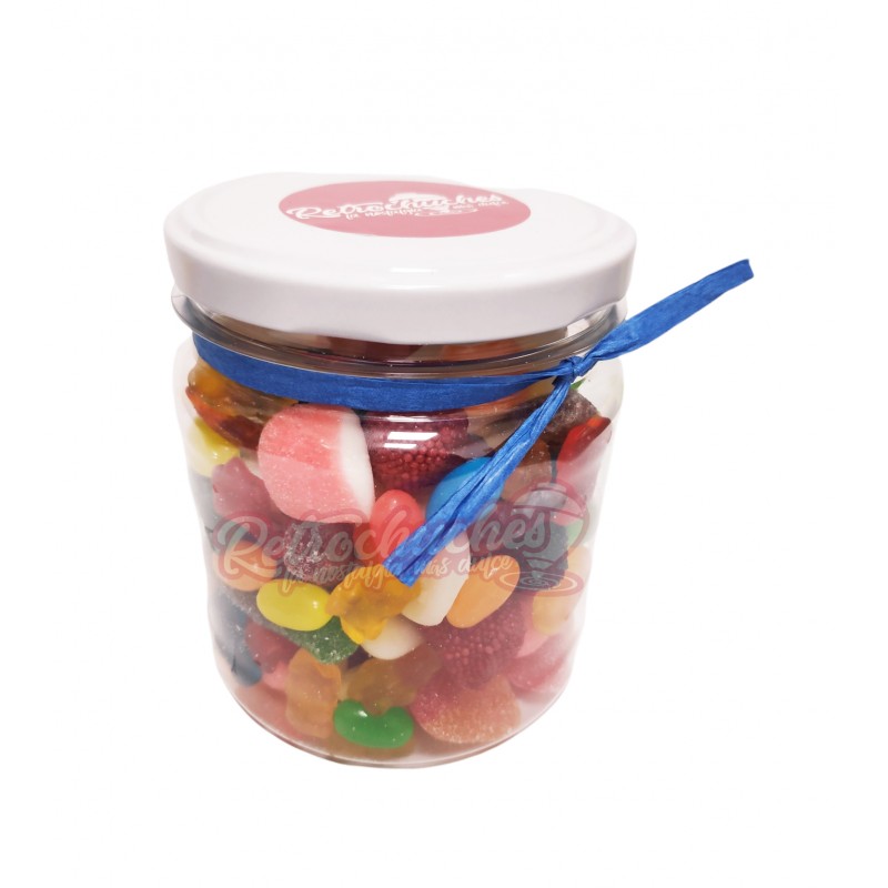 Bote lleno con las gominolas que tomabas cuando eras niño
