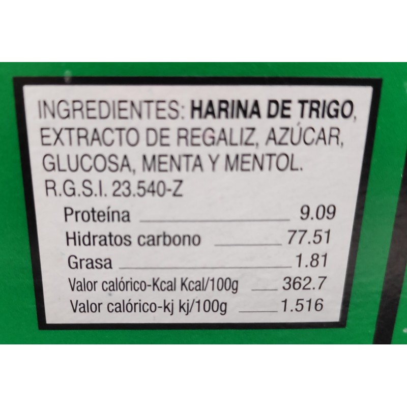 Barras de Regaliz Zara Natural Fire desde 1924