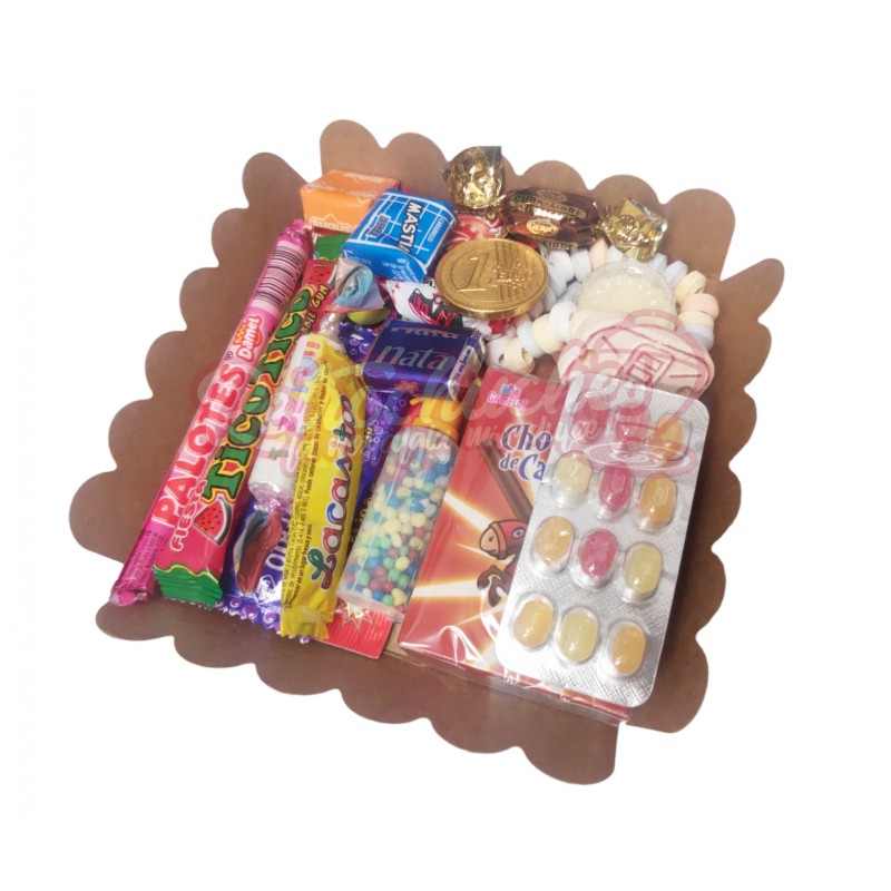 Retropack pequeño en caja Kraft