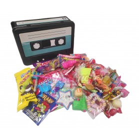 RetroPack Caja Cassette llena de Retrochuches