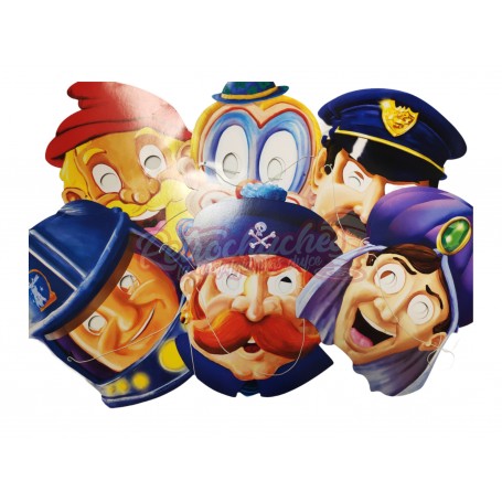 Caretas Cartulina Personajes Clásicos Caretas Cartulina Personajes Clásicos
