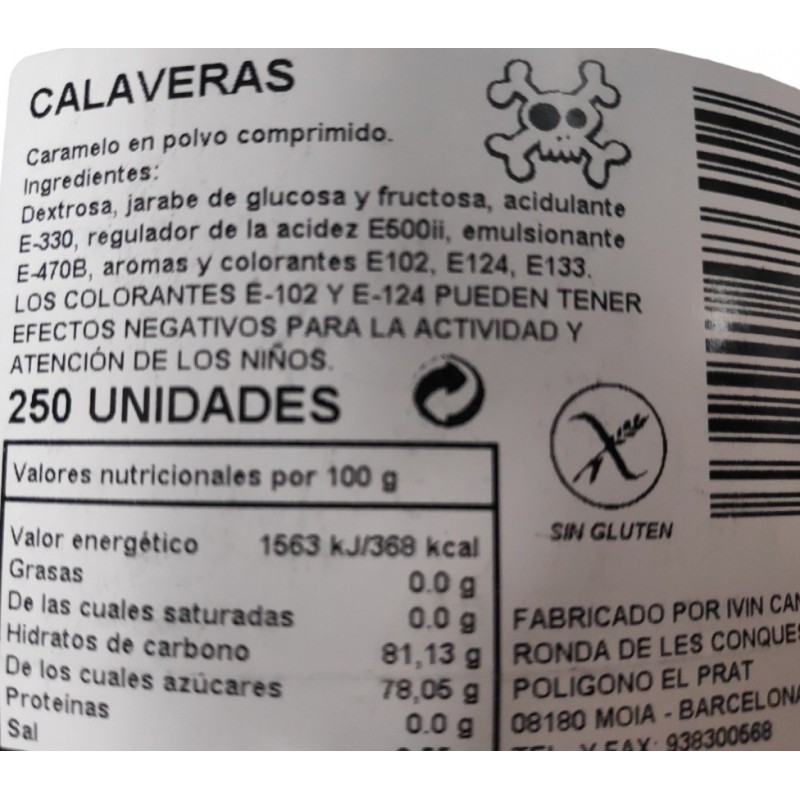 Calaveras de Dextrosa