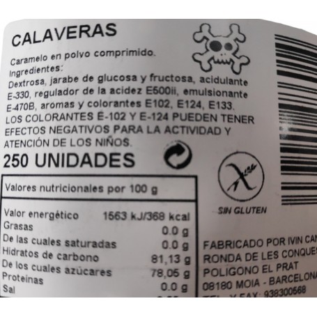 Calaveras de Dextrosa Calaveras de Dextrosa