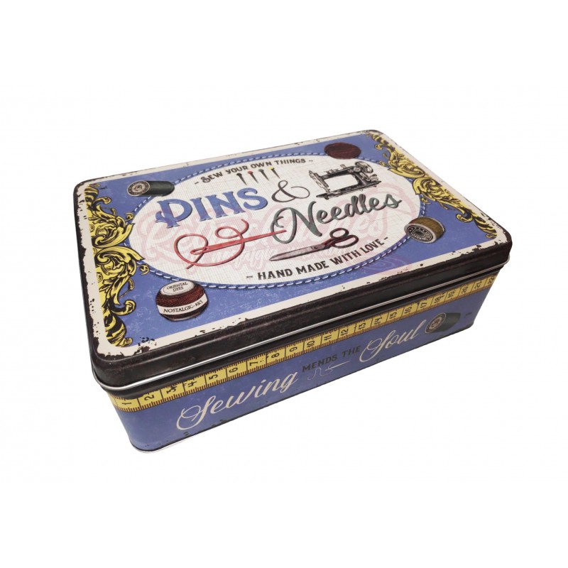 RetroPack de chuches y juguetes en caja costurero