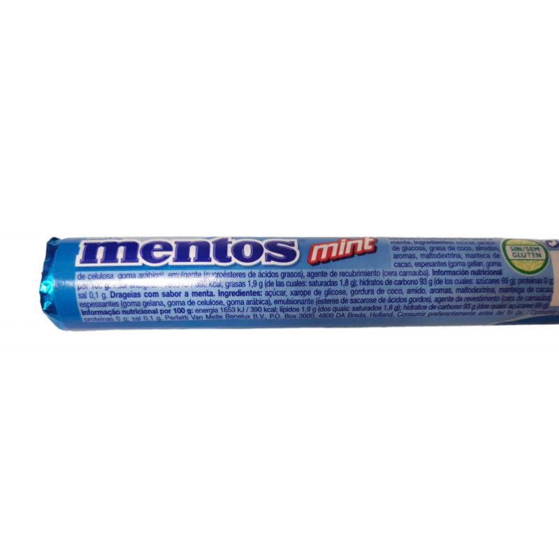 Caramelos Mentos Sabor Menta, un clásico de los mentolados.