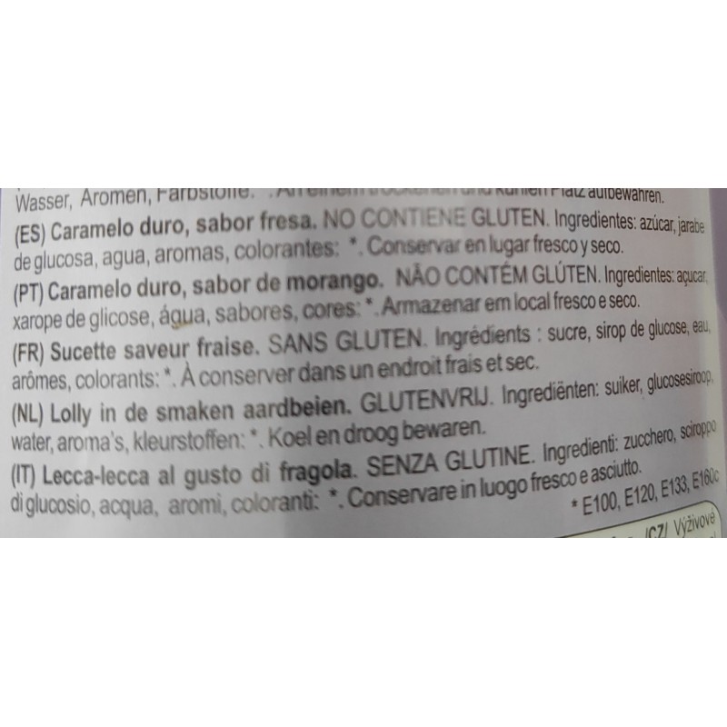 El Bastón de Caramelo más clásico, el de toda la vida.