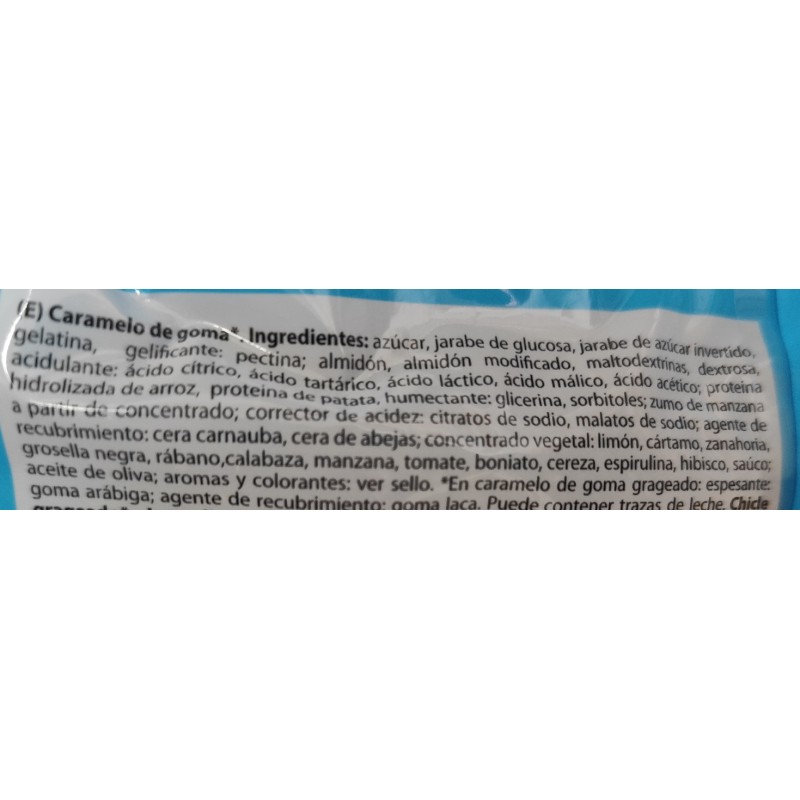 Platanos o bananas de gominola (100 gramos)