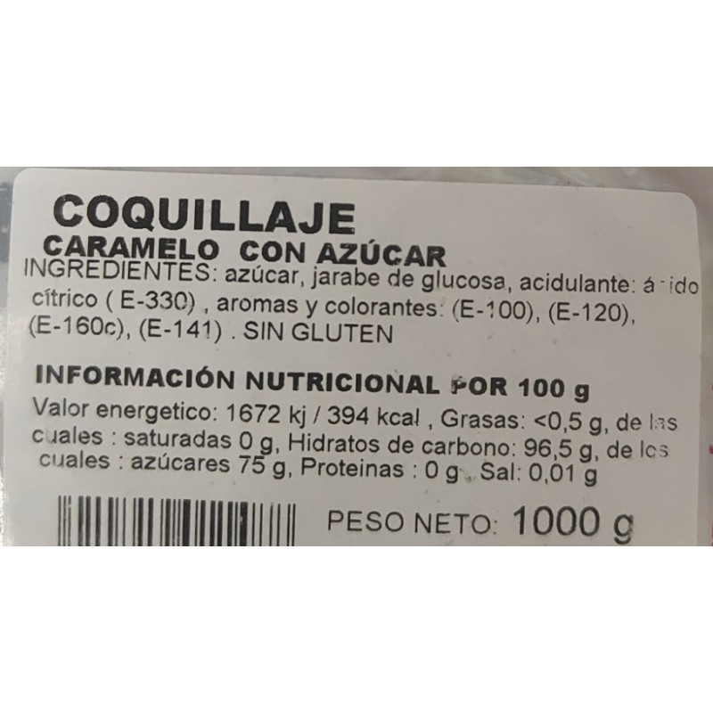 Comprar caramelos confites coquillaje de caramelo duro