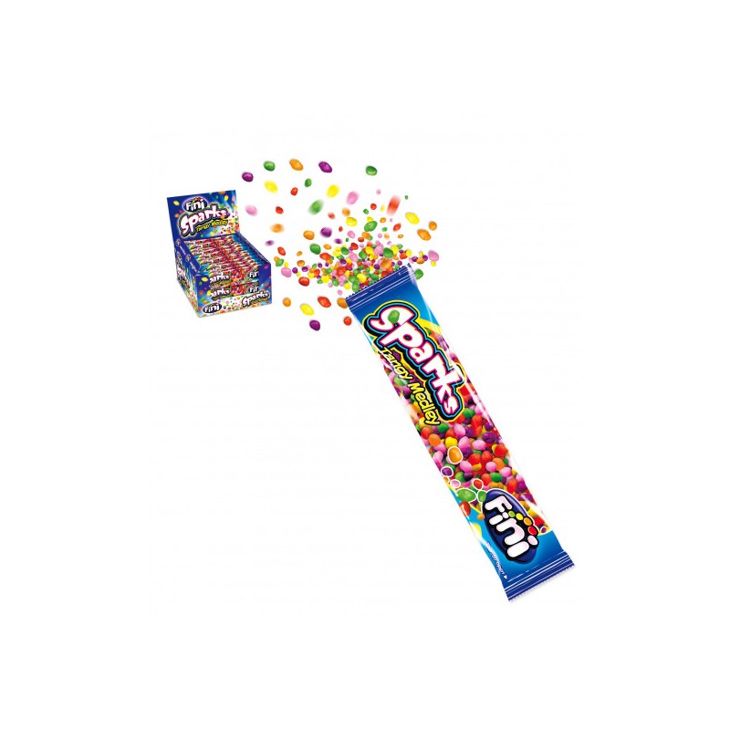 Caramelos de frutas acidas en forma de pepitas Fini Sparks