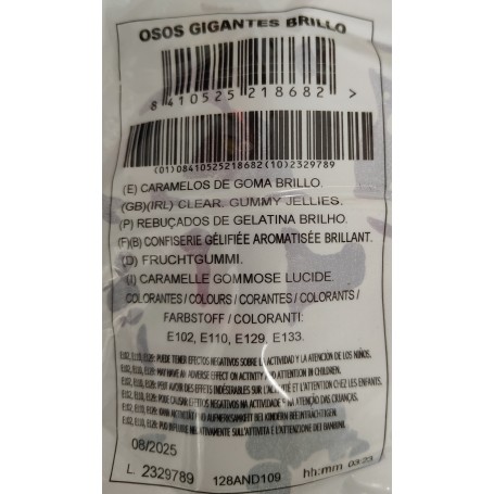 Ositos de gominola Grande o Maxi XL Ositos de gominola Grande o Maxi XL