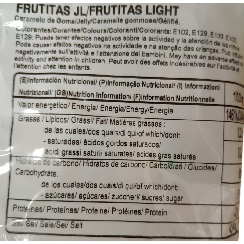 Frutitas de Gominola Mini al Peso
