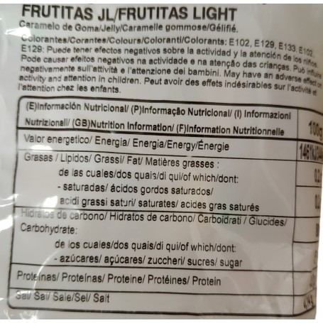 Frutitas de Gominola Mini al Peso Frutitas de Gominola Mini al Peso