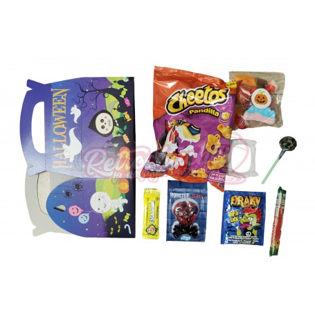 Caja Cartón Halloween con relleno Caja Cartón Halloween con relleno