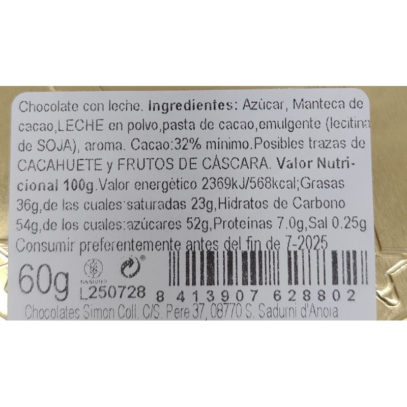 Monedas de chocolate Gigante, el Medallón de chocolate