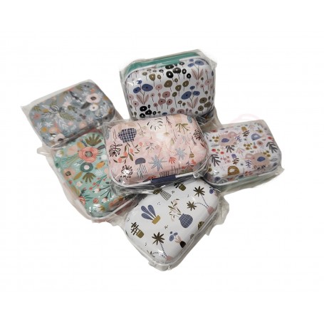 Mini cajas metálicas con bisagras para guardar tus tesoros