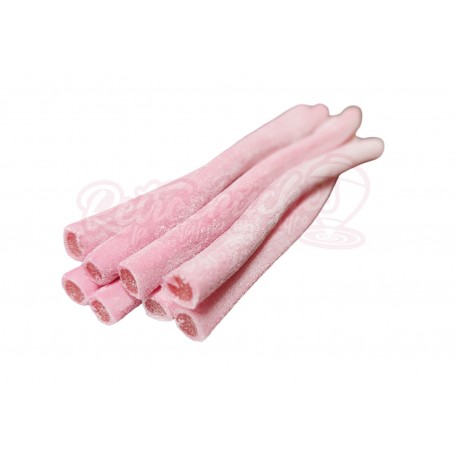 Regaliz Palo Relleno Rosa de Fresa