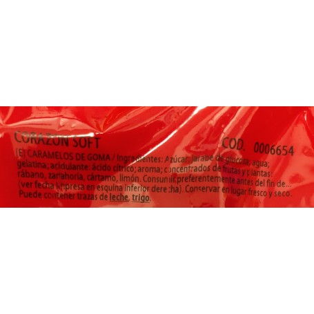 Corazones rojos soft de Haribio Corazones rojos soft de Haribio