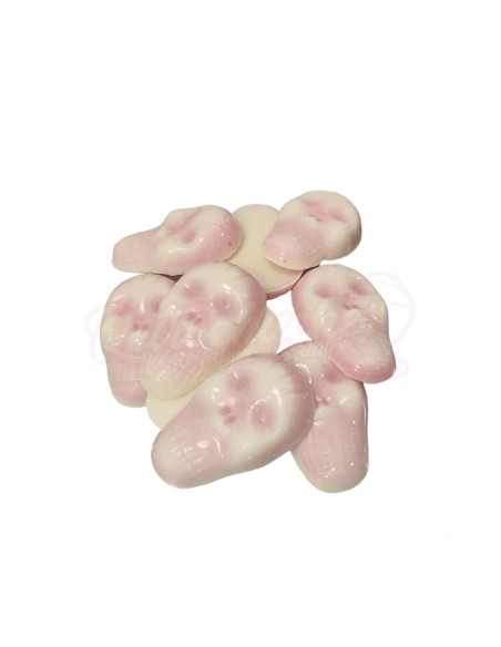 Cráneos/Calaveras de chocolate blanco