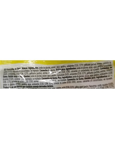 Frutitas de gominola tamaño mini, ¡super pequeñas!