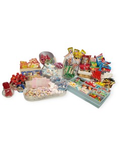 Pack Mesa Dulce Fiesta de los 90s con Aperitivos y snacks