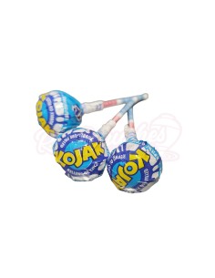 Chupa chups Kojak chicle sabor mora azul pintalenguas