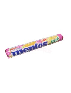 Caramelos Mentos Sabores de frutas surtidas, un clásico masticable