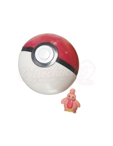 pokemon pokeball poke ball con figura en su interior