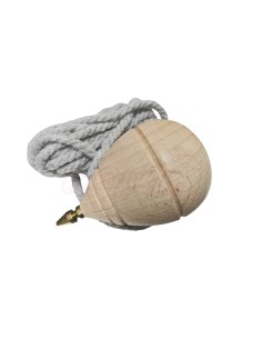 Peonza o trompo de madera clásico con punta Carnicera